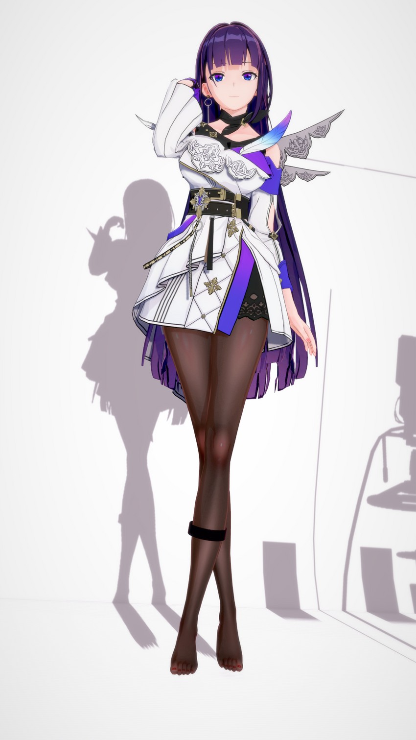 raiden mei (honkai and 1 more) drawn by stongka