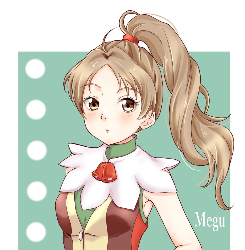 meg (gensou suikoden and 1 more) drawn by umikamome_(pixiv40804077)