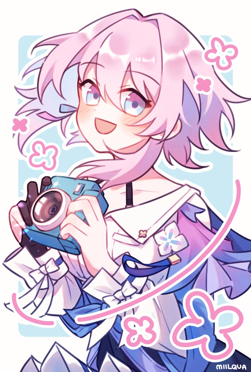 march 7th (honkai and 1 more) drawn by millqua