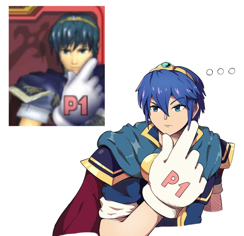 marth (fire emblem and 2 more) drawn by surrealmason