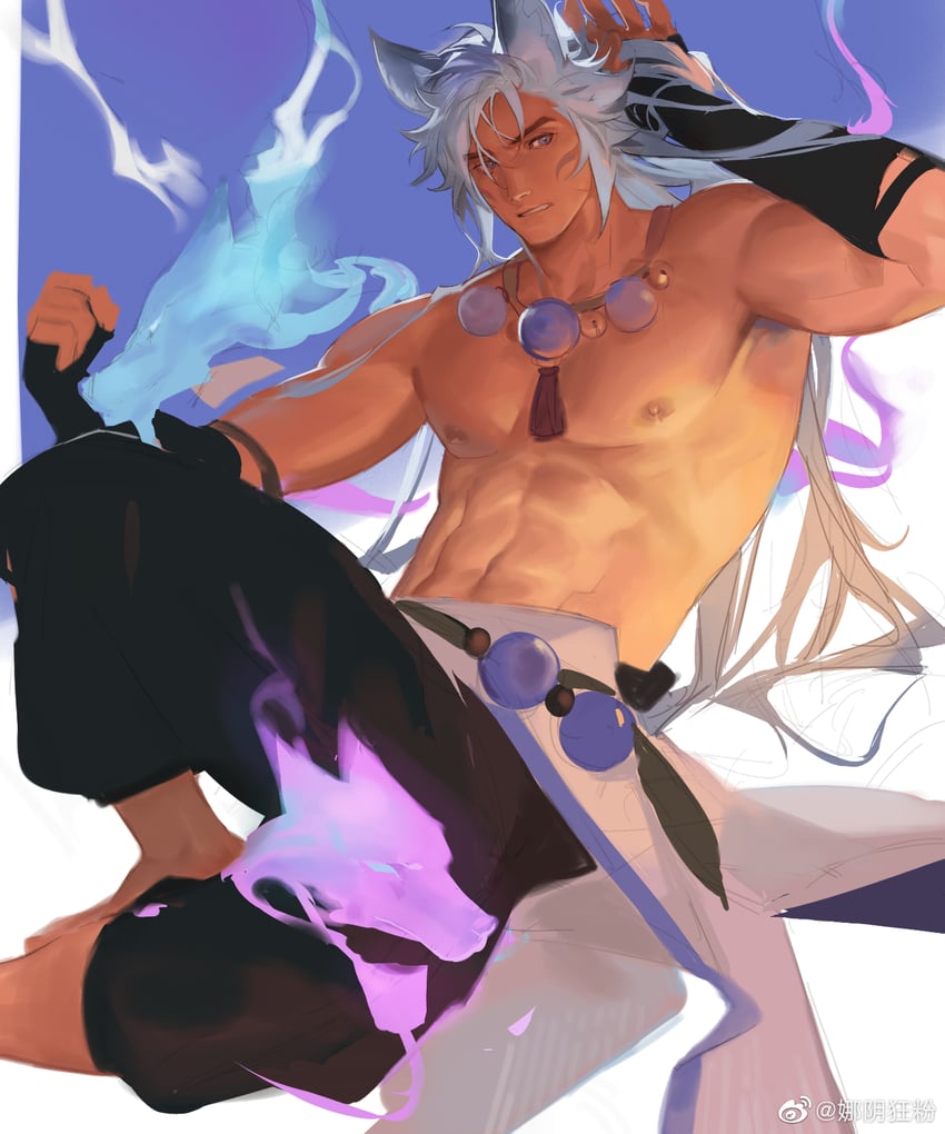 sett and spirit blossom sett (league of legends) drawn by code2_ip