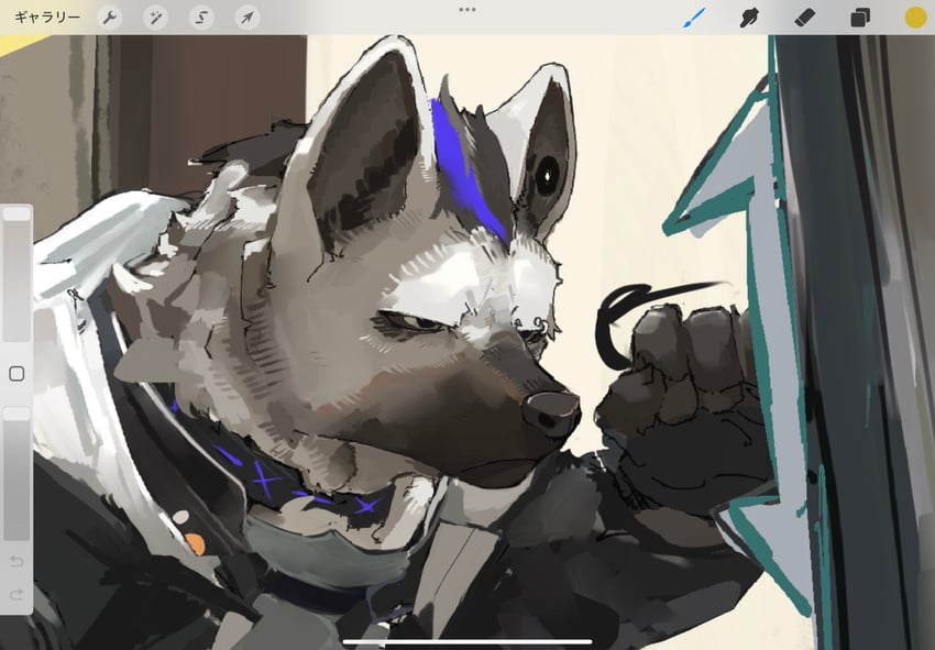 spot (arknights) drawn by w_a_t_e_r_b_e_d