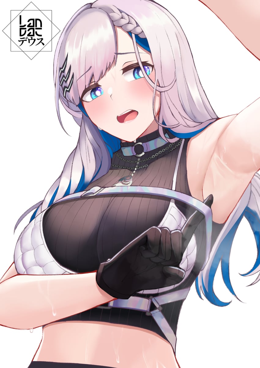 pavolia reine (hololive and 1 more) drawn by landacdeus