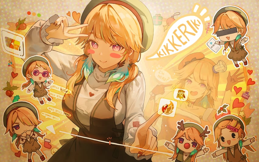 takanashi kiara (hololive and 1 more) drawn by happyongdal