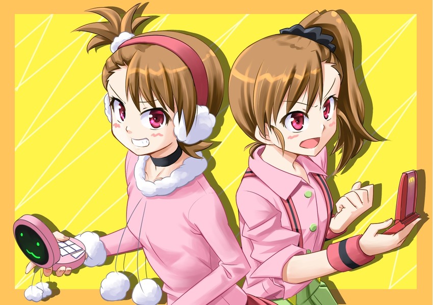 futami mami and futami ami (idolmaster) drawn by miri_(ago550421)