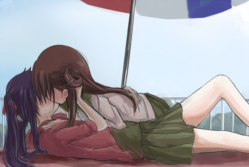 ebisuzawa kurumi and wakasa yuuri (gakkou gurashi!) drawn by 5tb