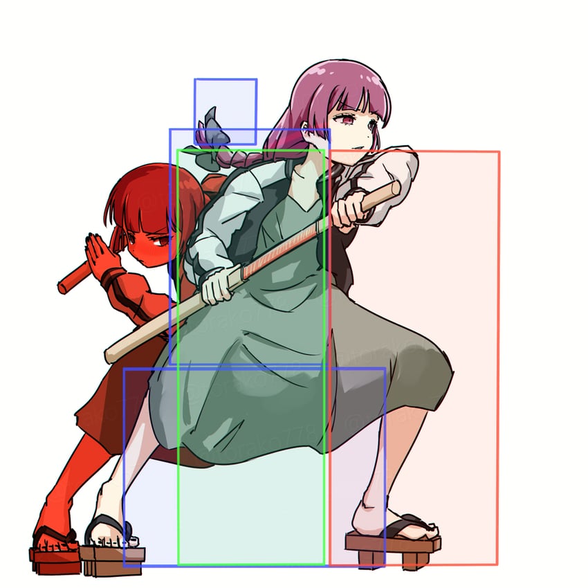 hiroi kikuri and takane hibiki (bocchi the rock! and 1 more) drawn by torako_(toramaru)