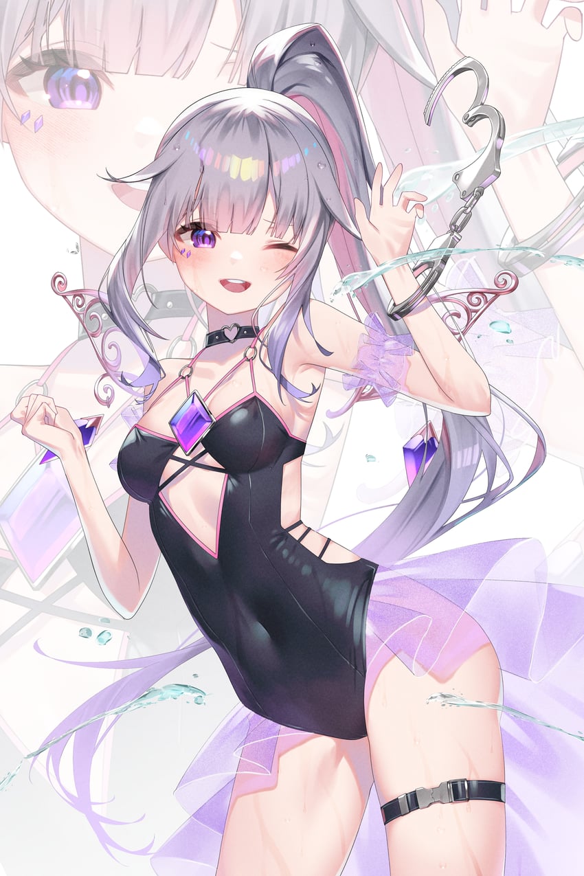 koseki bijou (hololive and 1 more) drawn by lightenbee