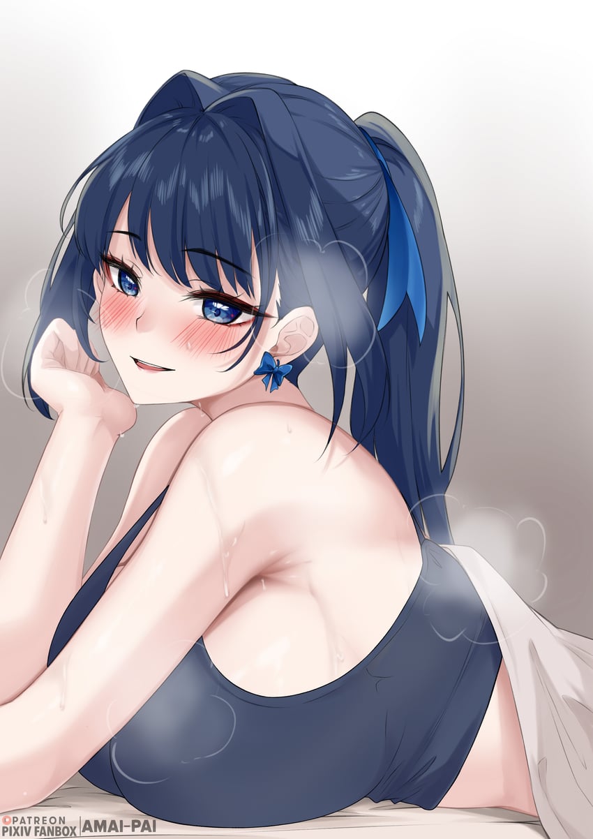 ouro kronii (hololive and 1 more) drawn by amai-pai