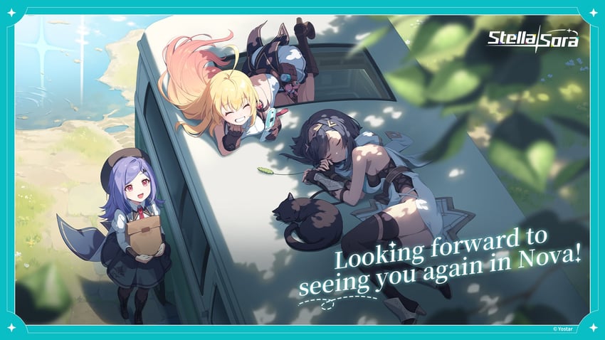 amber, noya, and iris (stella sora)