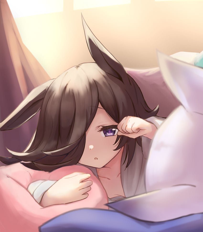 rice shower and mejiro mcqueen (umamusume) drawn by omochi_inu_nekobako
