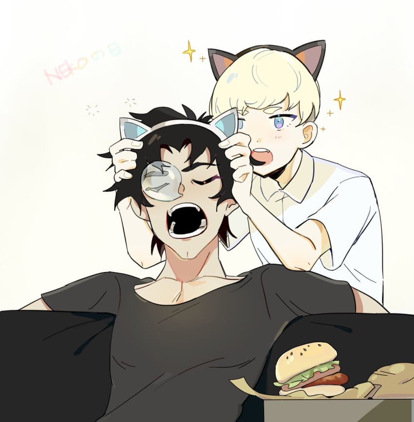fudou akira and asuka ryou (devilman and 1 more) drawn by doku0226