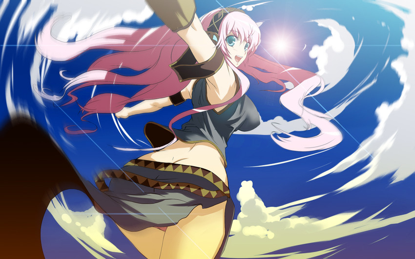 megurine luka (vocaloid and 1 more) drawn by nohito