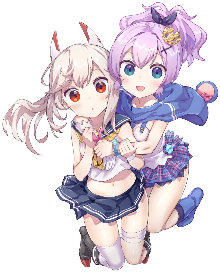 ayanami and javelin (azur lane) drawn by hori_(hori_no_su)