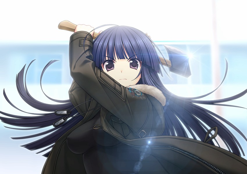 sendou yuzuka (muv-luv and 2 more) drawn by sayori_(neko_works)
