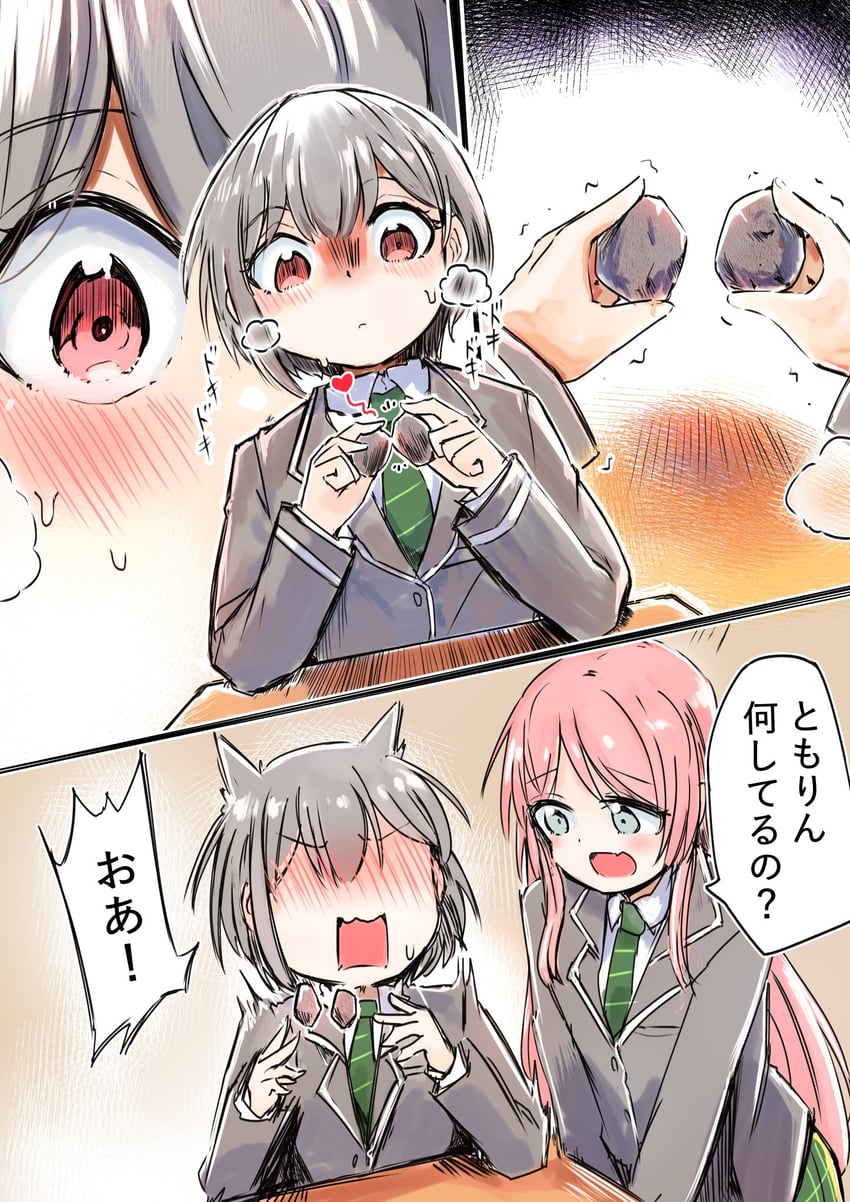 chihaya anon and takamatsu tomori (bang dream! and 1 more) drawn by icarus_(2010741)