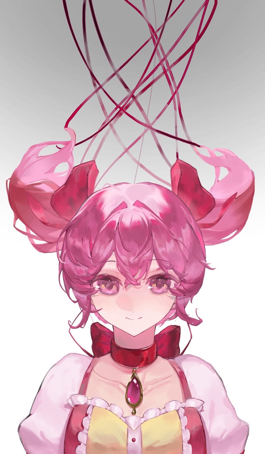 kaname madoka (mahou shoujo madoka magica) drawn by baicha_nuwang