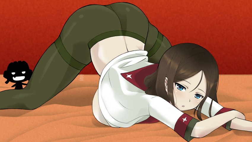 nonna (girls und panzer) drawn by cloritin