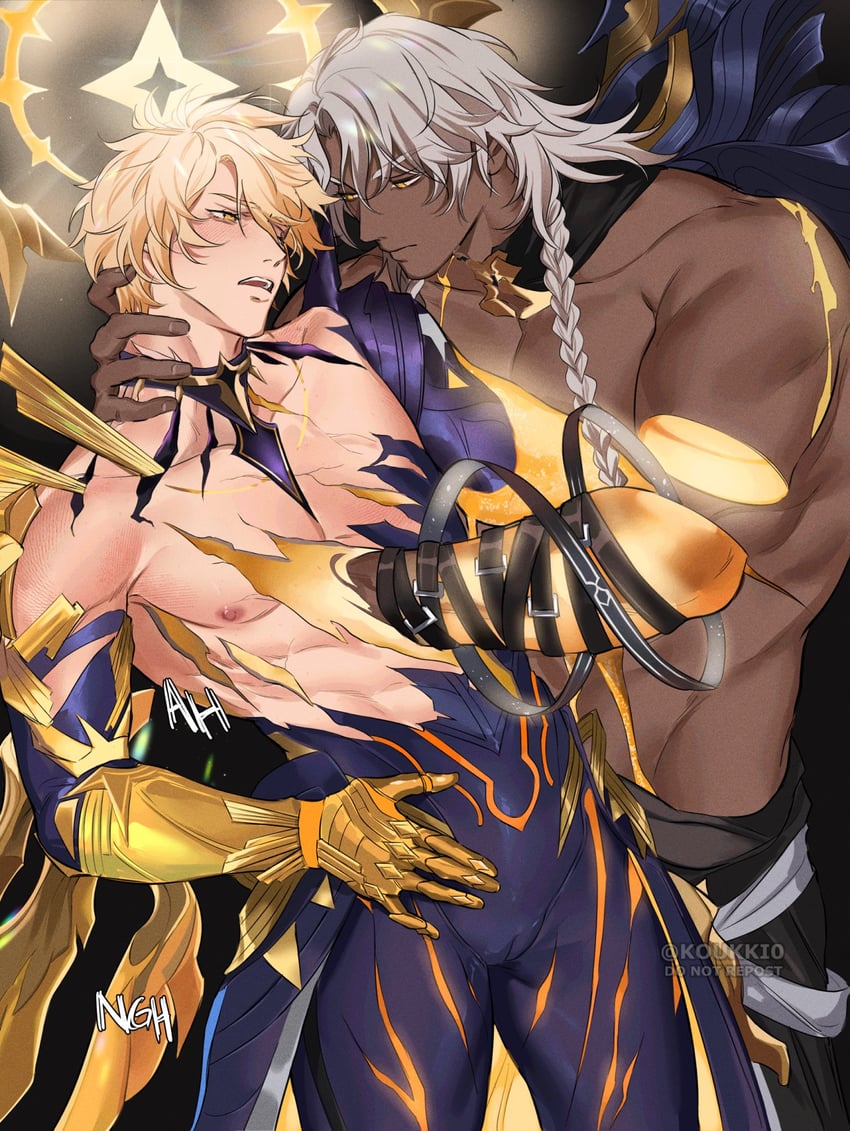 phainon and nanook (honkai and 1 more) drawn by yukaero4