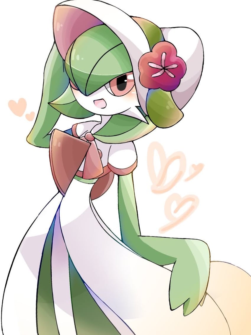 gardevoir (pokemon and 1 more) drawn by suzu_(pixiv_32232702)