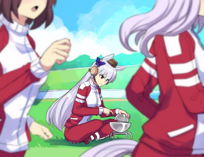 gold ship, mejiro mcqueen, and special week (umamusume) drawn by hinghoi