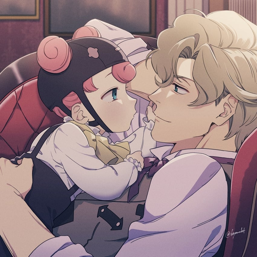 herlock sholmes and iris wilson (ace attorney and 1 more) drawn by tuzuriya
