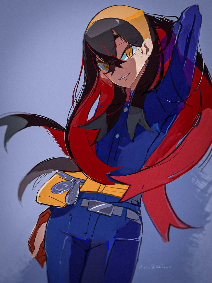 carmine (pokemon and 1 more) drawn by shiro_(46isou)