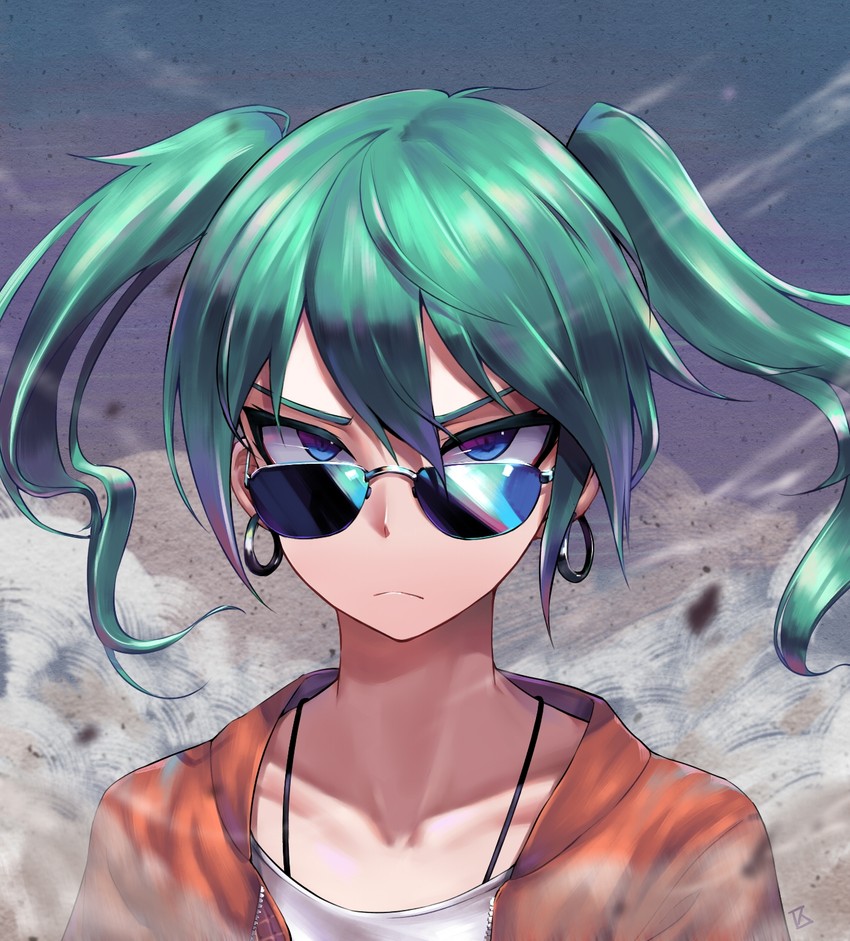 hatsune miku (vocaloid and 1 more) drawn by max-k