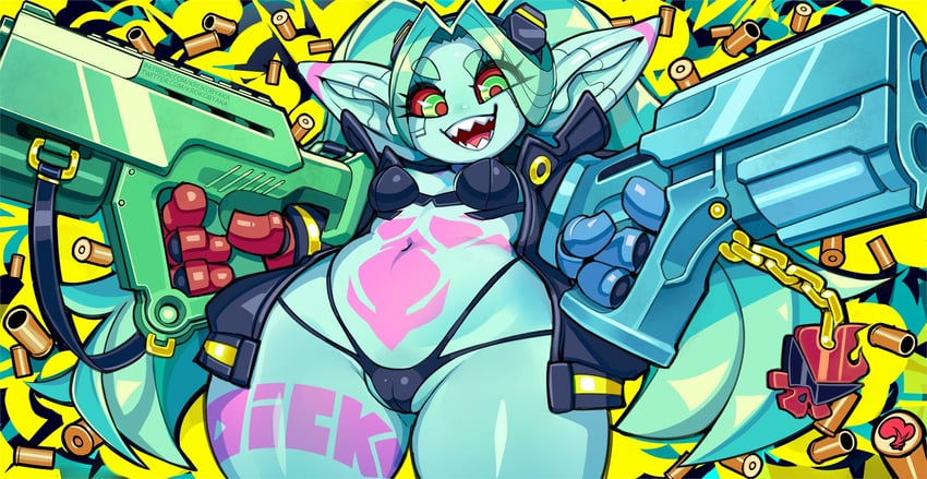rebecca (tengen toppa gurren lagann and 2 more) drawn by krokobyaka