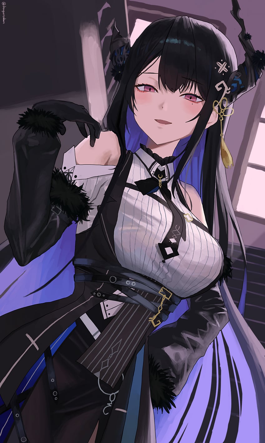 nerissa ravencroft (hololive and 1 more) drawn by kongarisalmon