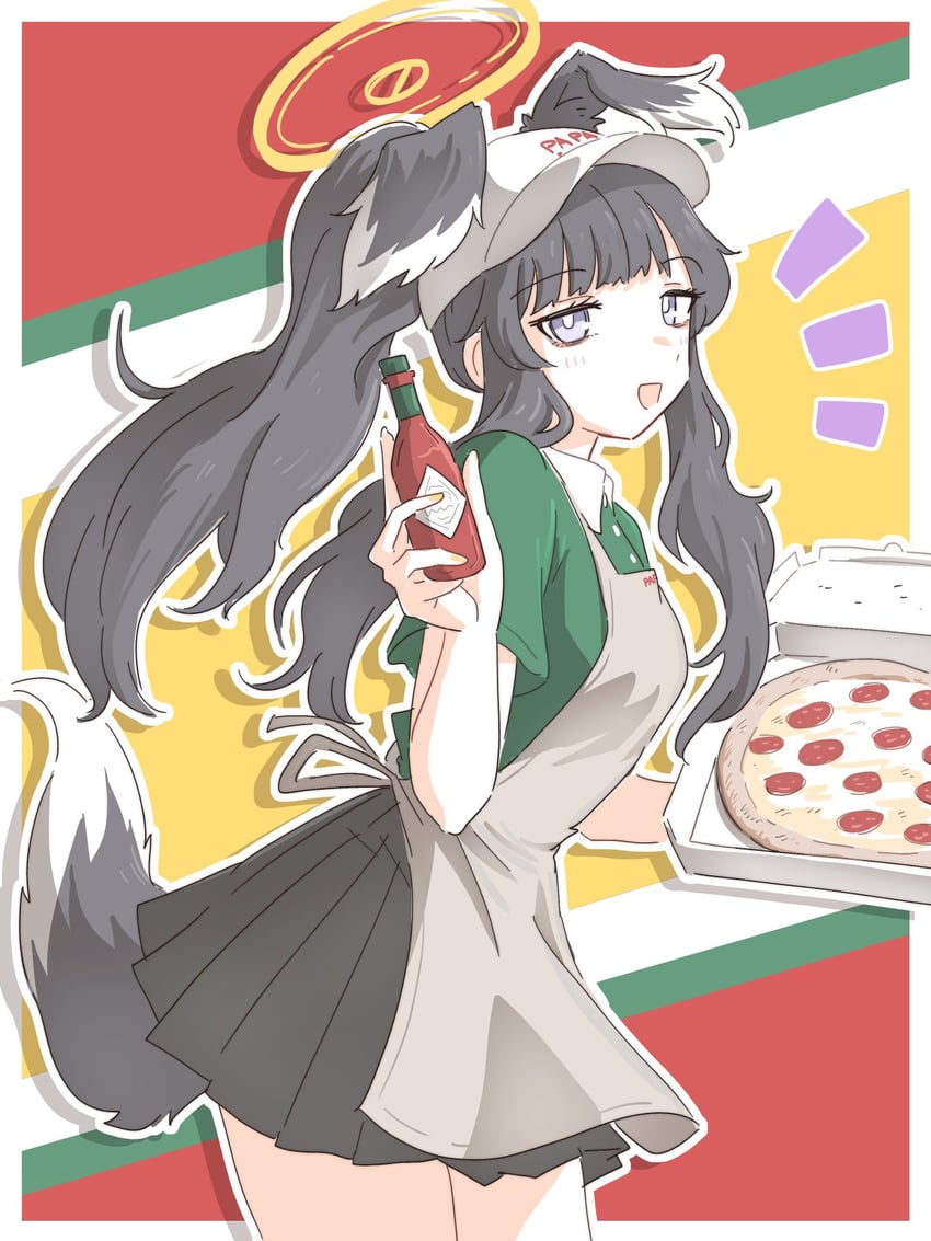 hibiki (blue archive and 1 more) drawn by hariyaa