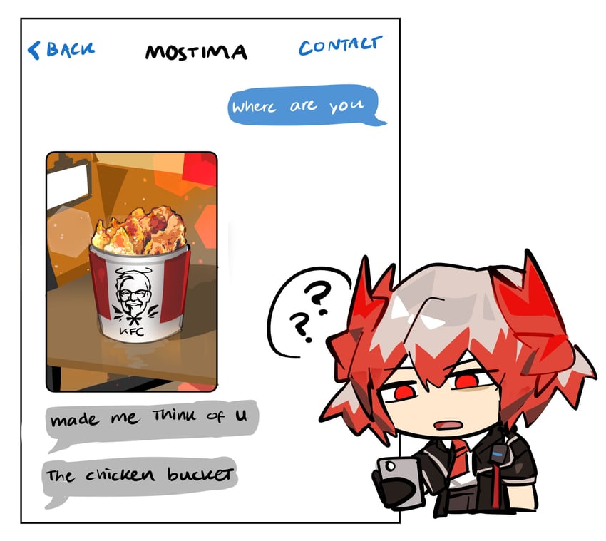mostima, fiammetta, and colonel sanders (arknights and 1 more) drawn by vuendor