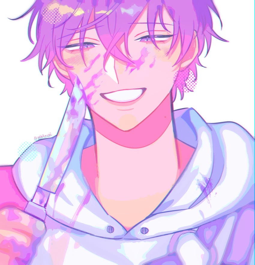 uki violeta (nijisanji and 1 more) drawn by yao_(minteuai)