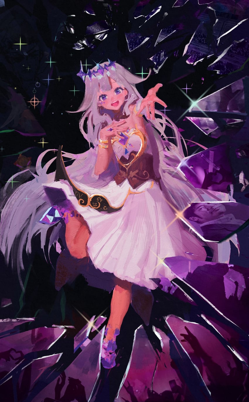 koseki bijou (hololive and 1 more) drawn by cursedweeboo