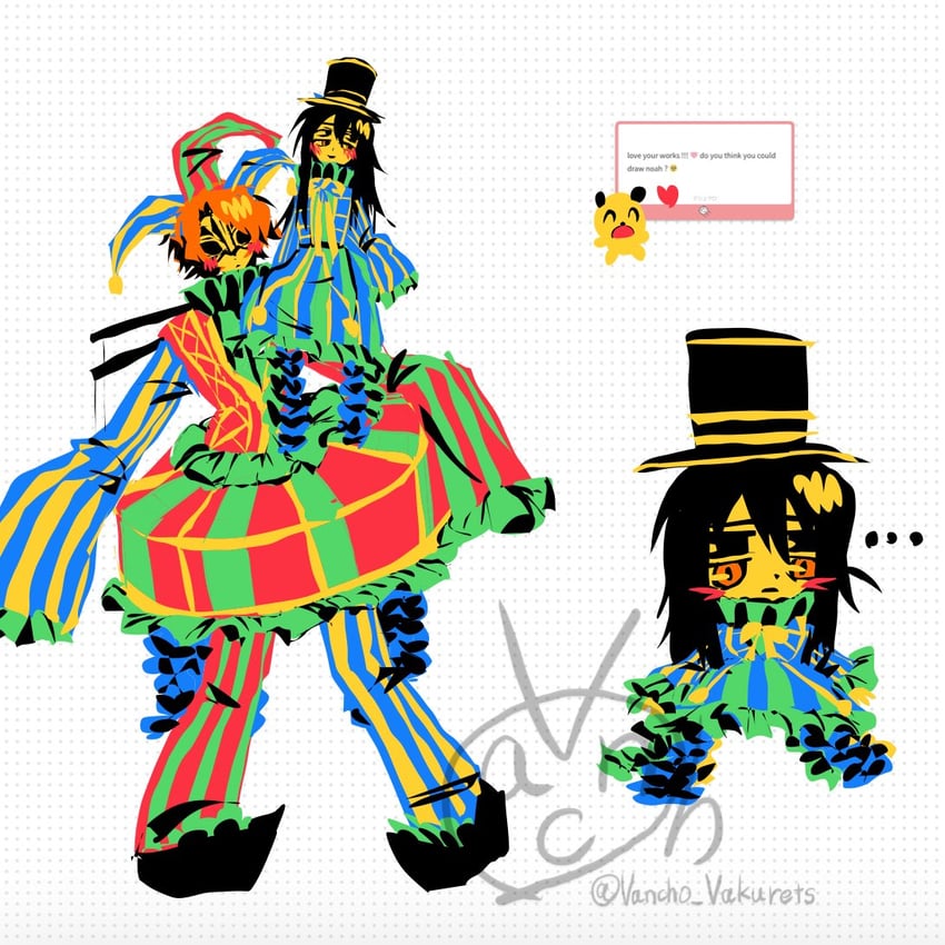 noah and emma (project moon and 2 more) drawn by vancho_vakurets