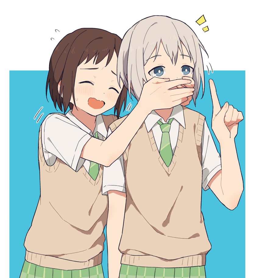 aoba moca and hazawa tsugumi (bang dream!) drawn by coldcat.