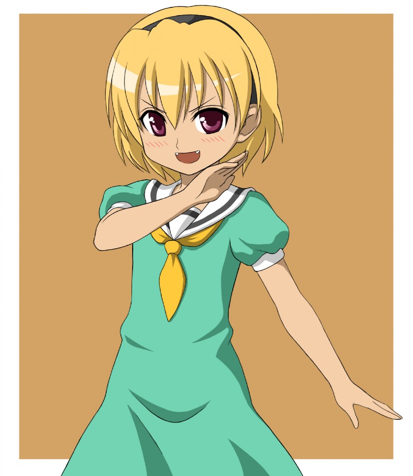 houjou satoko (higurashi no naku koro ni) drawn by orochi_itto