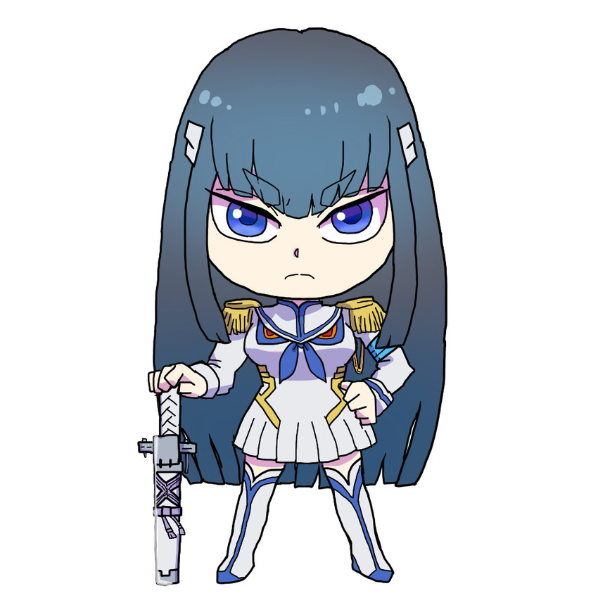 kiryuuin satsuki and junketsu (kill la kill) drawn by uri_(uryu002)