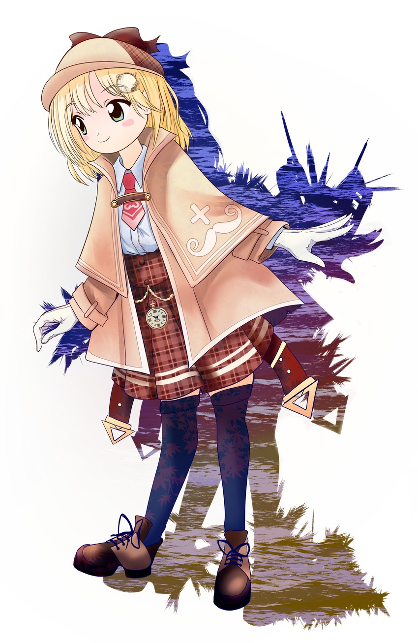 watson amelia (touhou and 2 more) drawn by dr._addamelech