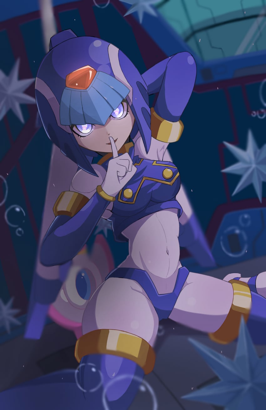 fairy leviathan (mega man and 1 more) drawn by shoyu-z