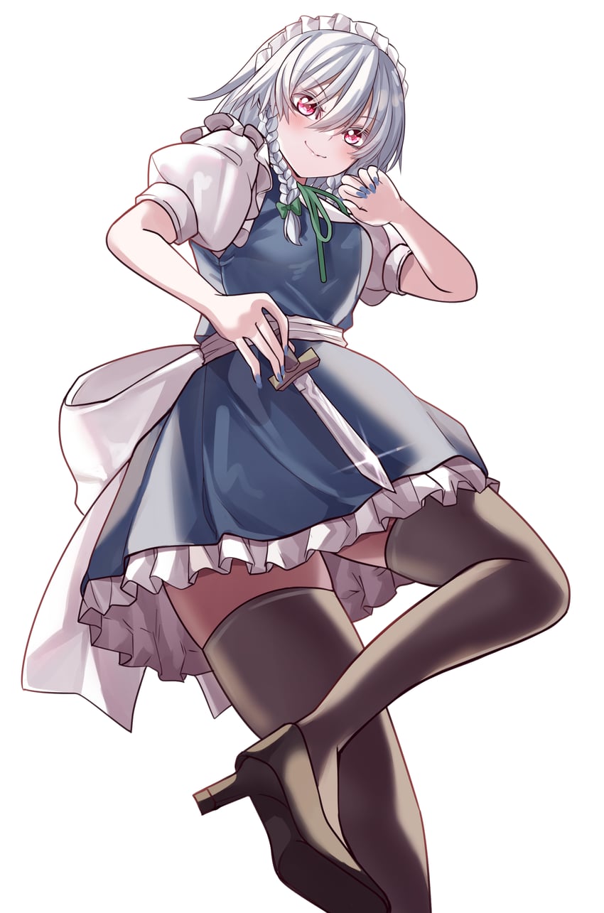 izayoi sakuya (touhou) drawn by mahoro_(minase_mahoro)