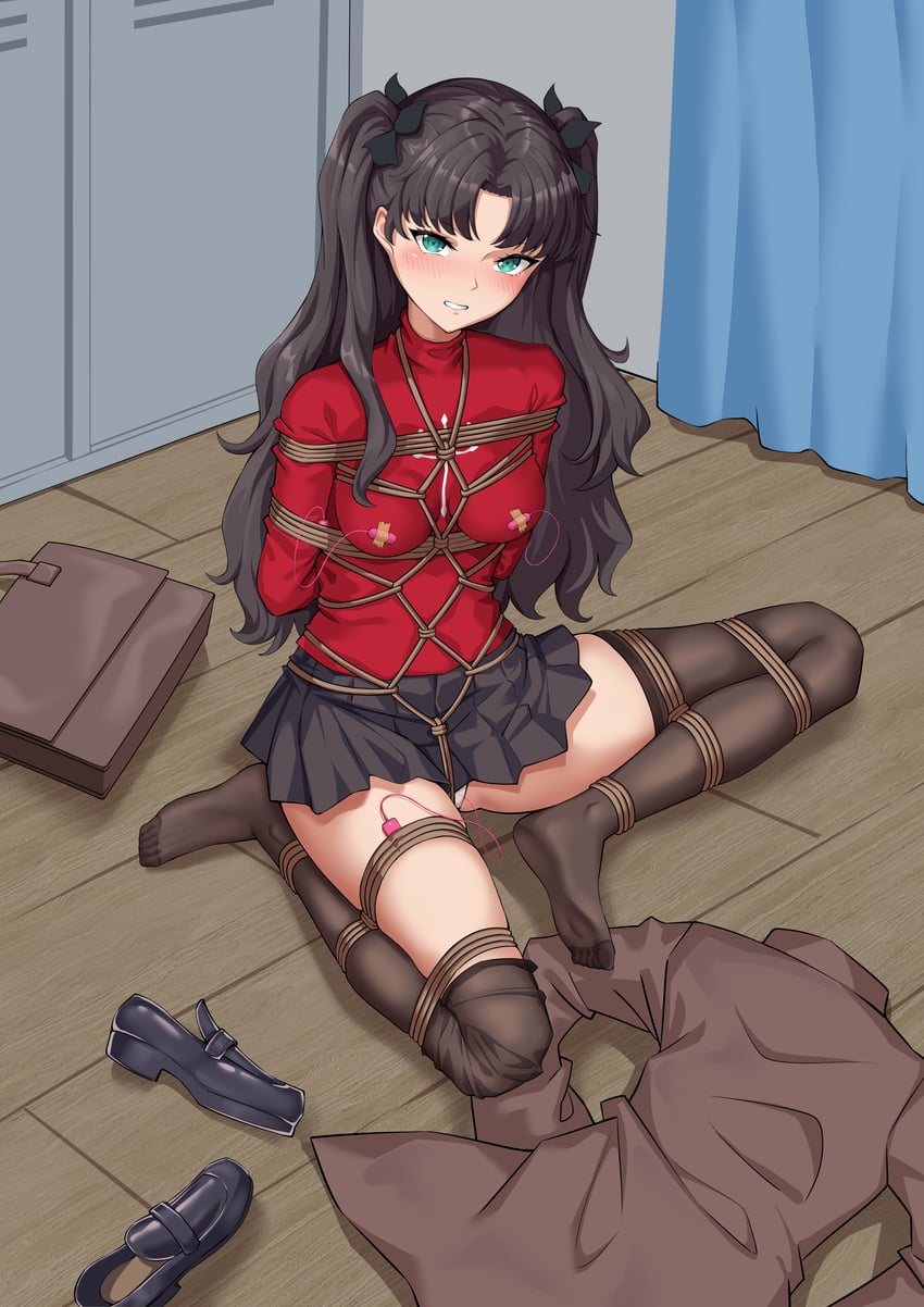 tohsaka rin (fate and 1 more) drawn by t_zhonglang