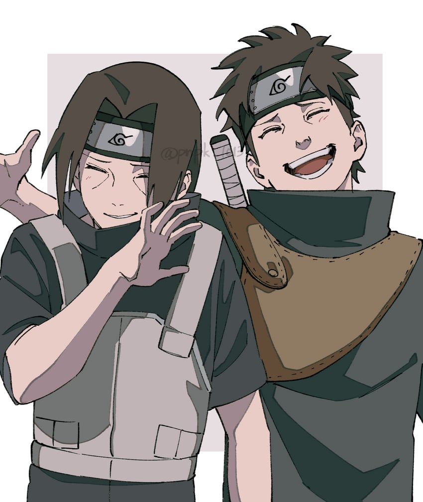 uchiha itachi and uchiha shisui (naruto and 1 more) drawn by pnpk_1013