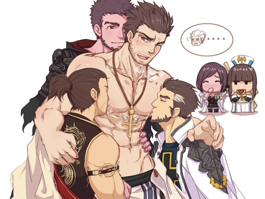 male priest, avenger, male crusader, and monk (dungeon and fighter) drawn by kulolin