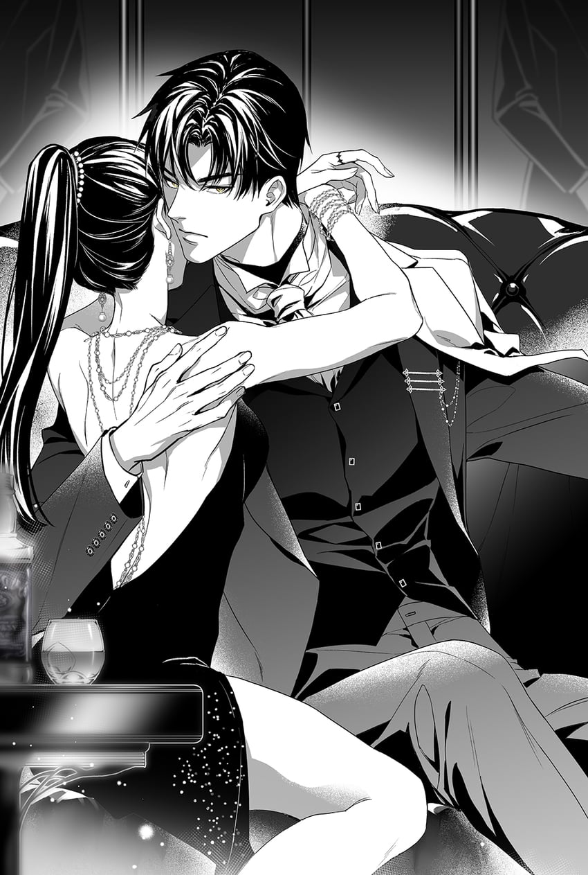 protagonist and zayne (love and deepspace) drawn by lm_0063