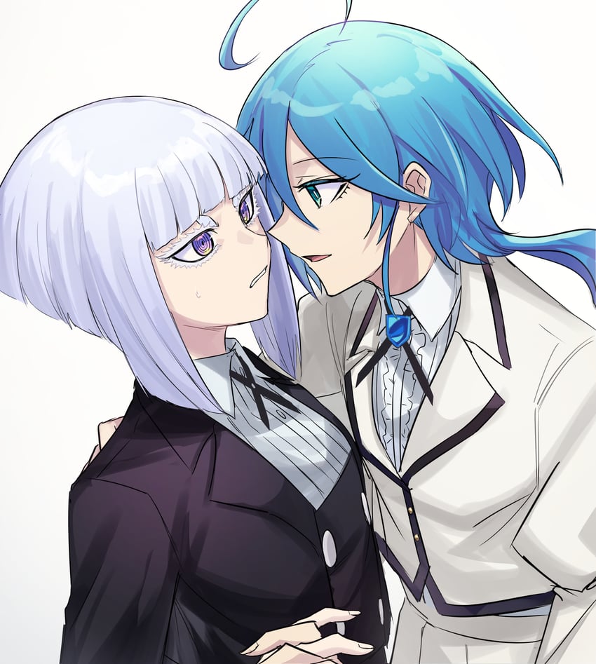 shiraya tamaki and isemi tina (rock wa lady no tashinami deshite) drawn by aoki_shizumi