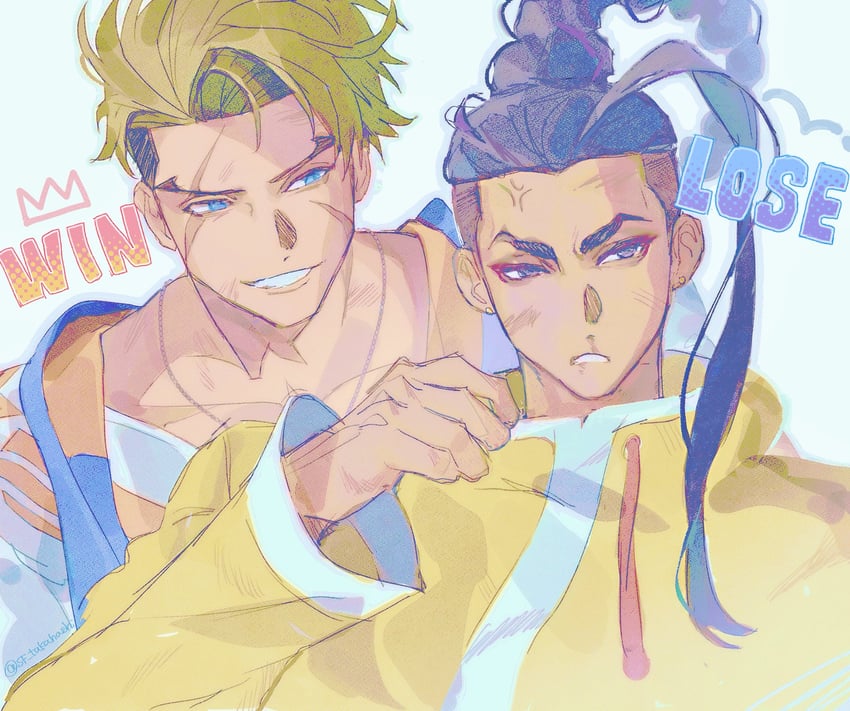 luke sullivan and jamie siu (street fighter and 1 more) drawn by sf_takahashi