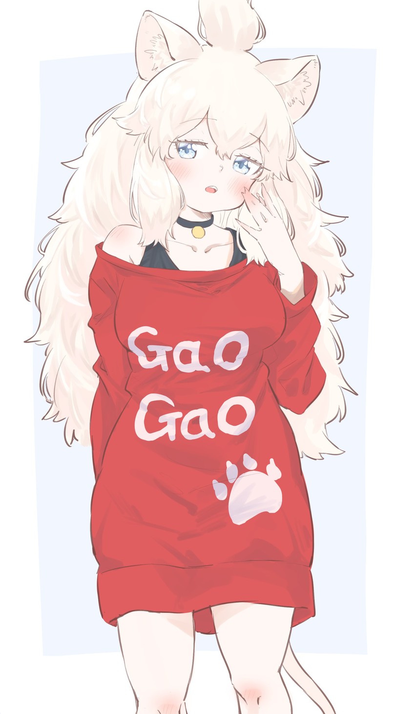 white lion (kemono friends and 1 more) drawn by kona_ming