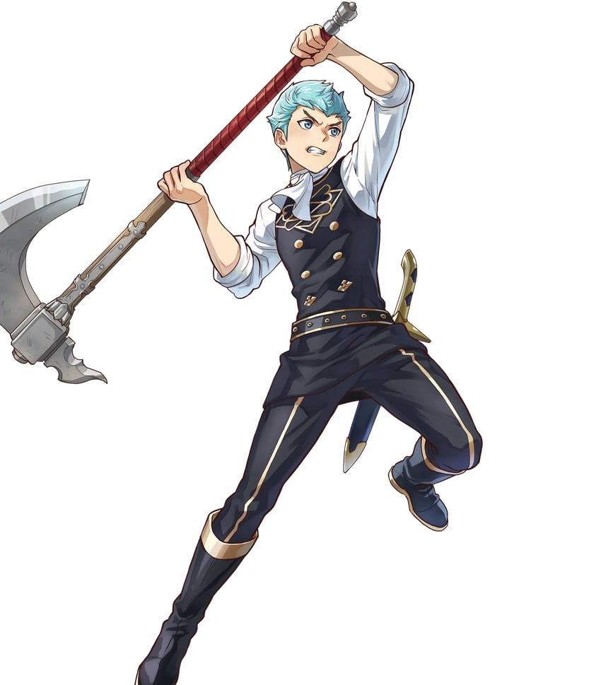 caspar von bergliez (fire emblem and 2 more) drawn by indesign