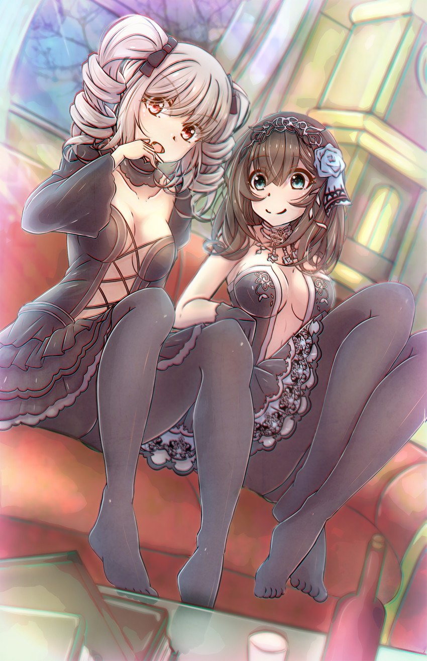 sagisawa fumika and kanzaki ranko (idolmaster and 2 more) drawn by shou_zong